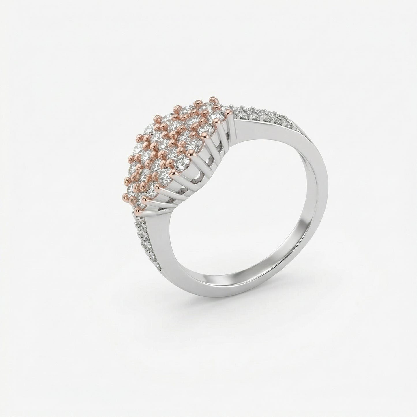 925 Sterling Silver Celestial Sparkler Ring
