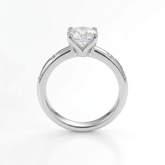 925 Sterling Silver Stellar Diamond Ring