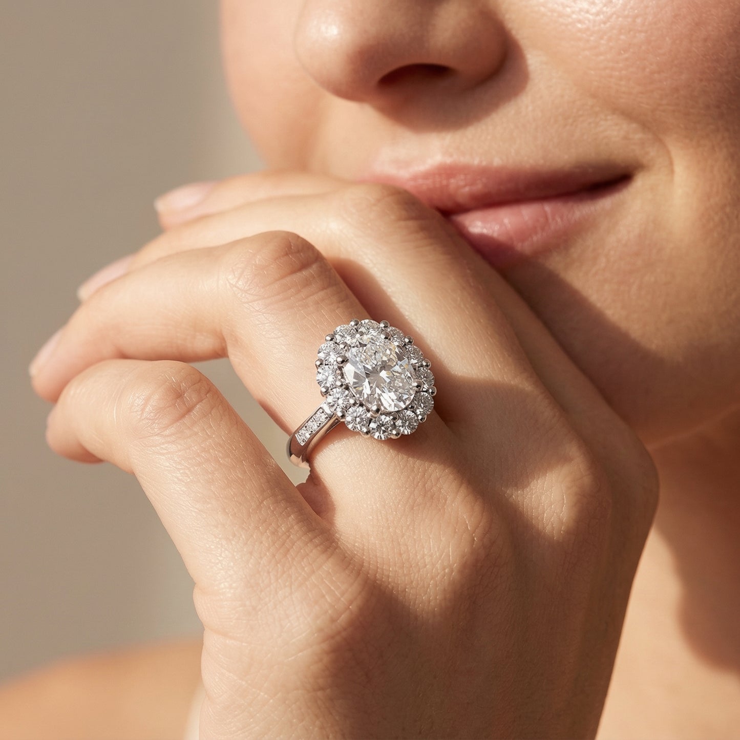 925 Sterling Silver Silver Diamond Frosting Ring