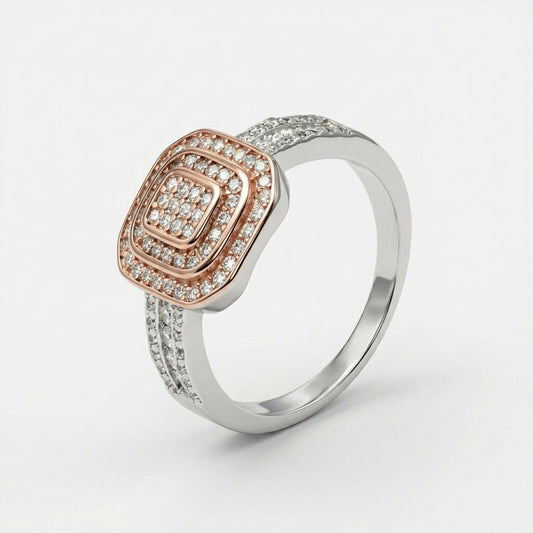 925 Sterling Silver Stardust Sparkle Ring