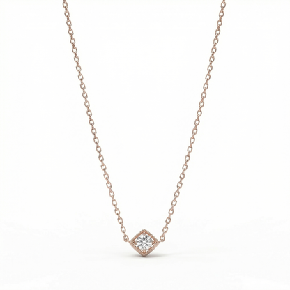 925 Sterling Silver Neck Chain for women (2.5gm)