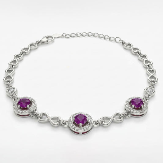 925 Sterling Silver Bracelet For women (6.5 gm)