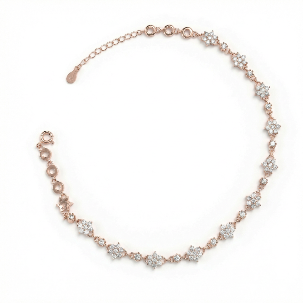 925 Stering Silver Anklet for Women (10.5gm Pure Silver)