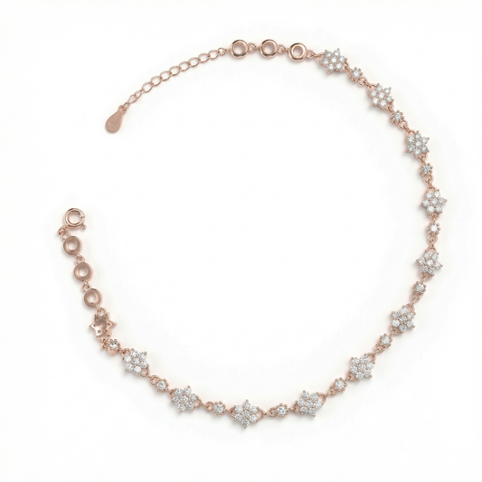 925 Stering Silver Anklet for Women (10.5gm Pure Silver)