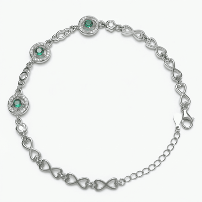 925 Sterling Silver Bracelet For women (6.5 gm)