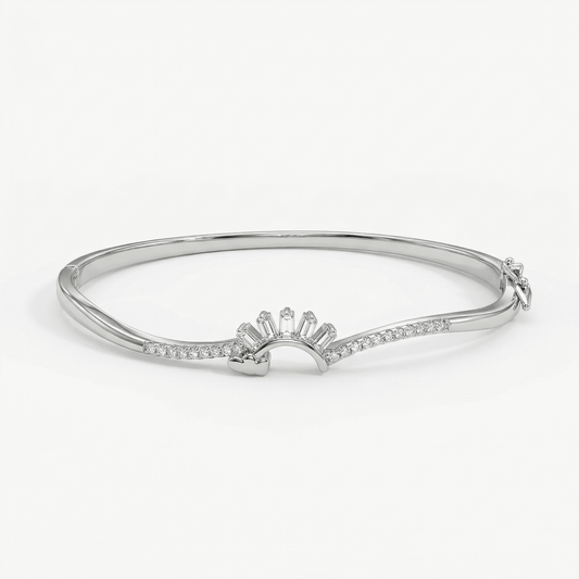 925 Sterling Silver Bracelet For women (10.7 gm)