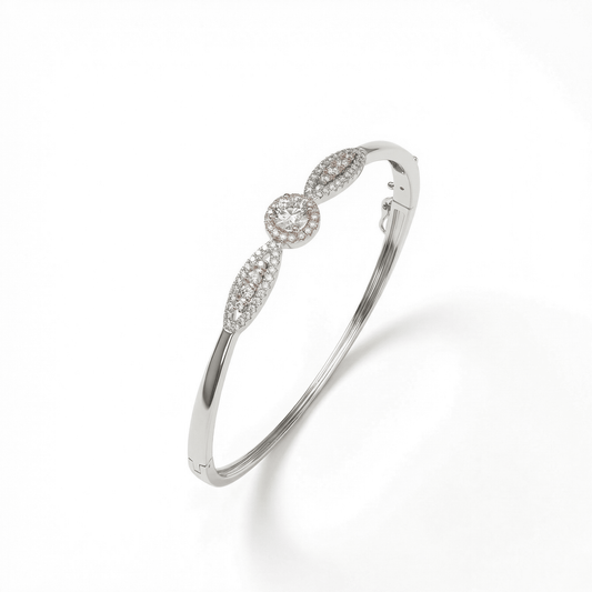925 Sterling Silver Bracelet For women (10.6 gm)
