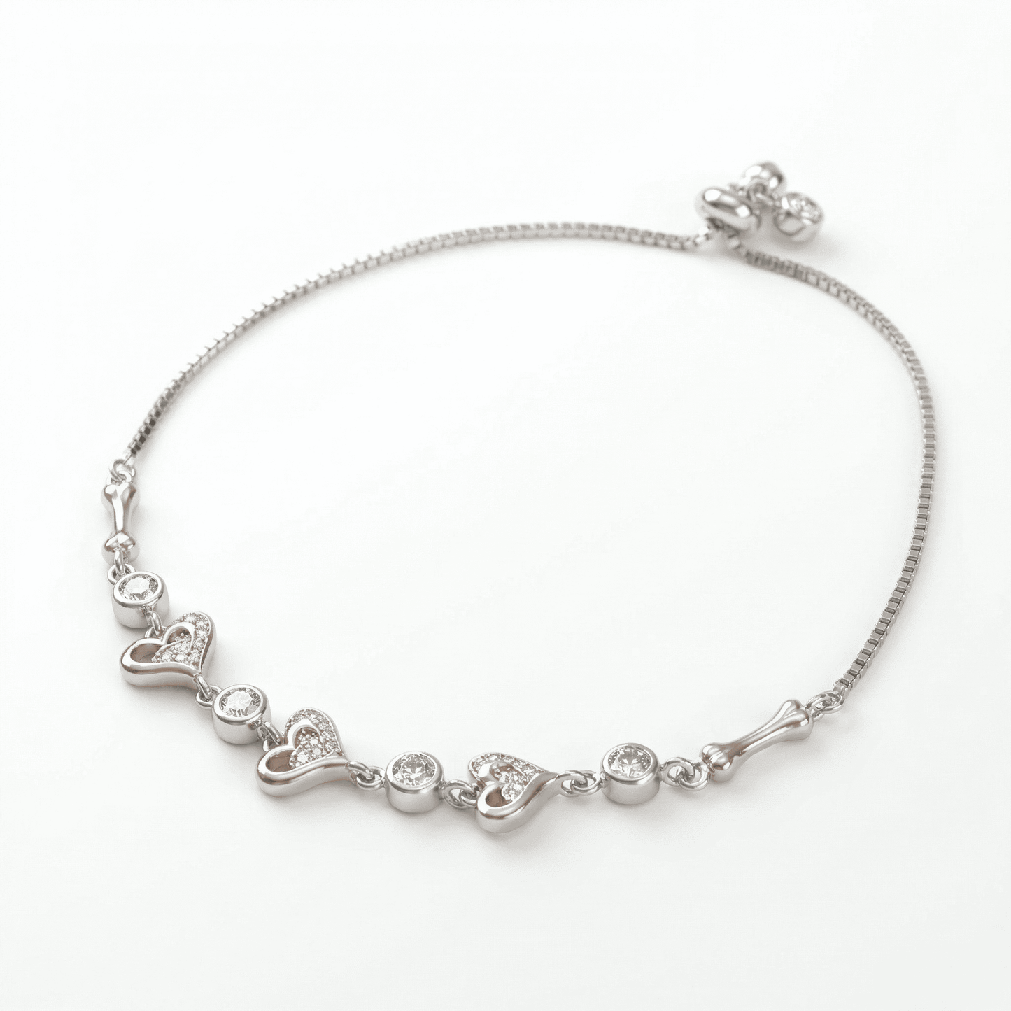 925 Sterling Silver Bracelet For women (7.5 gm)