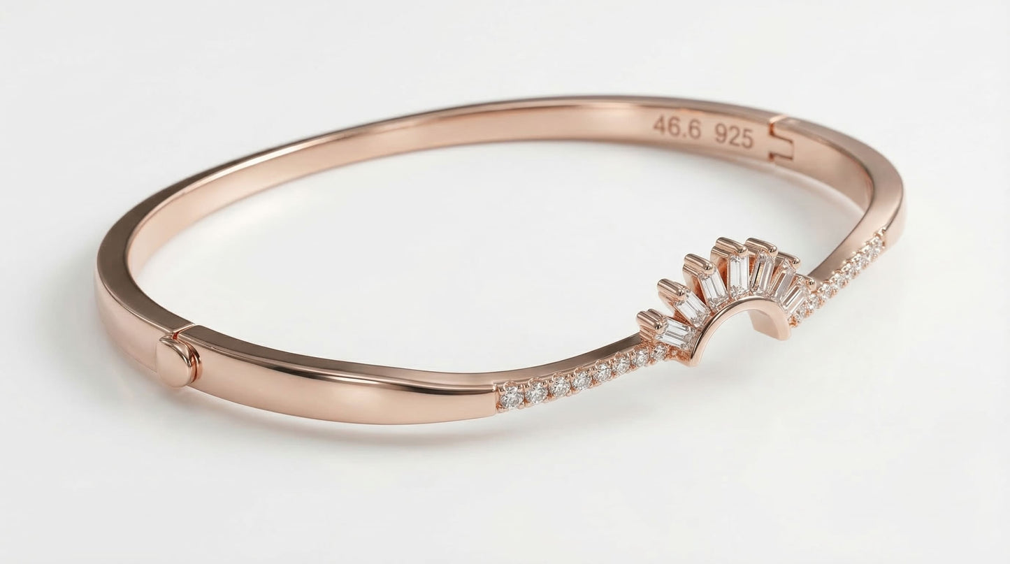 925 Sterling Silver Bracelet For women (10.7 gm)