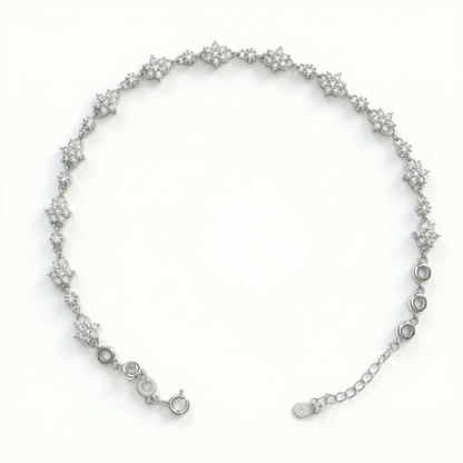 925 Stering Silver Anklet for Women (10.5 gm)