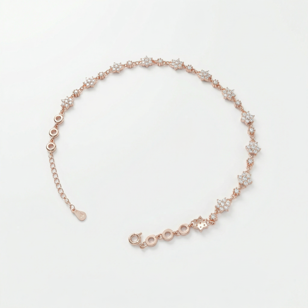 925 Stering Silver Anklet for Women (10.5gm Pure Silver)
