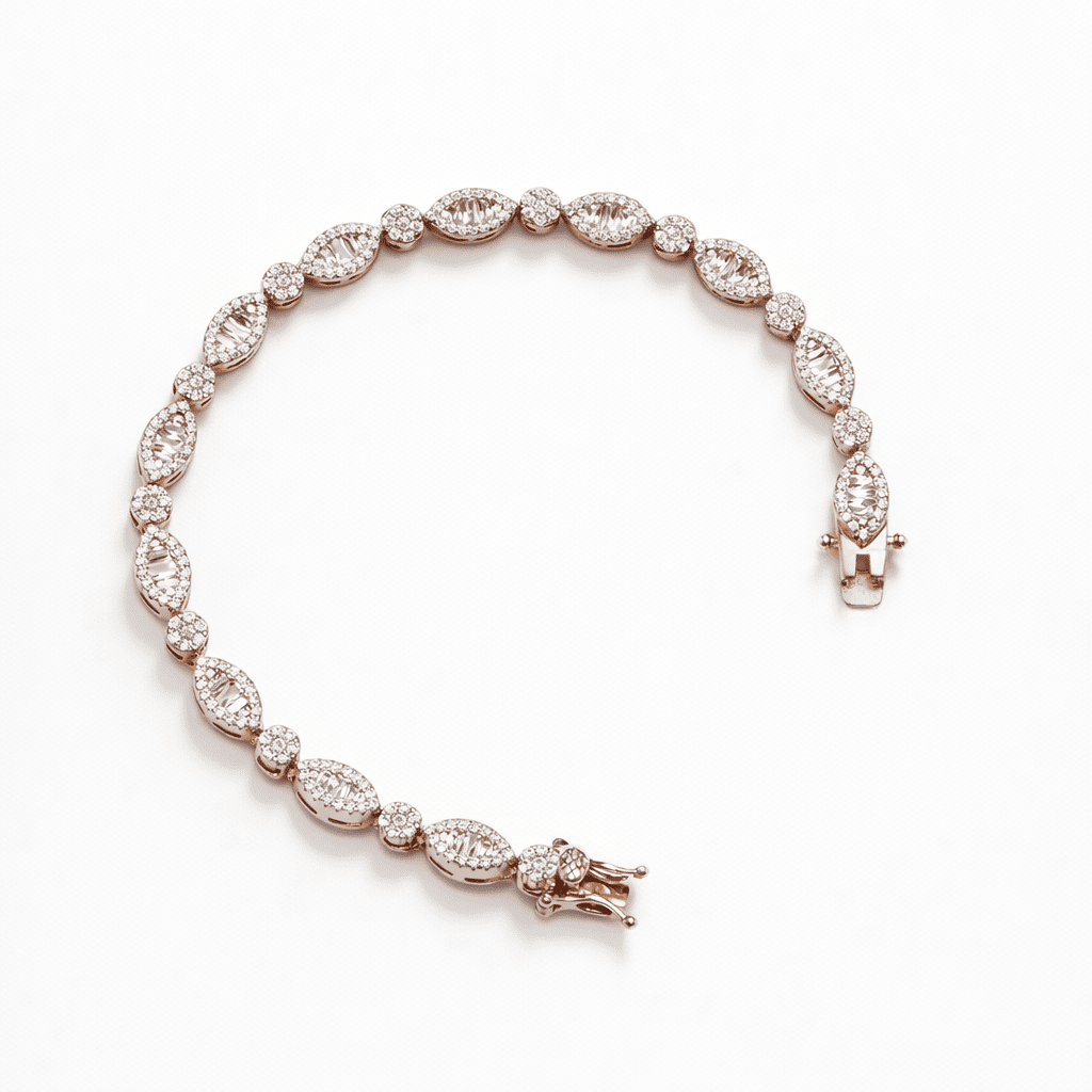 925 Sterling Silver Bracelet For women (9.85 gm)