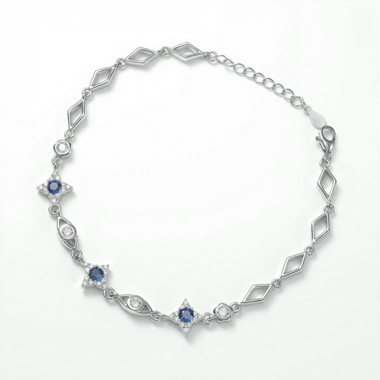 925 Sterling Silver Bracelet For women (6.5 gm)