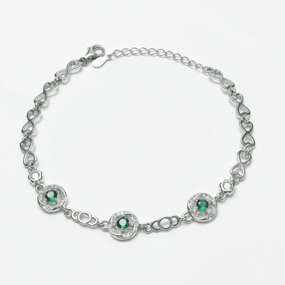 925 Sterling Silver Bracelet For women (6.5 gm)