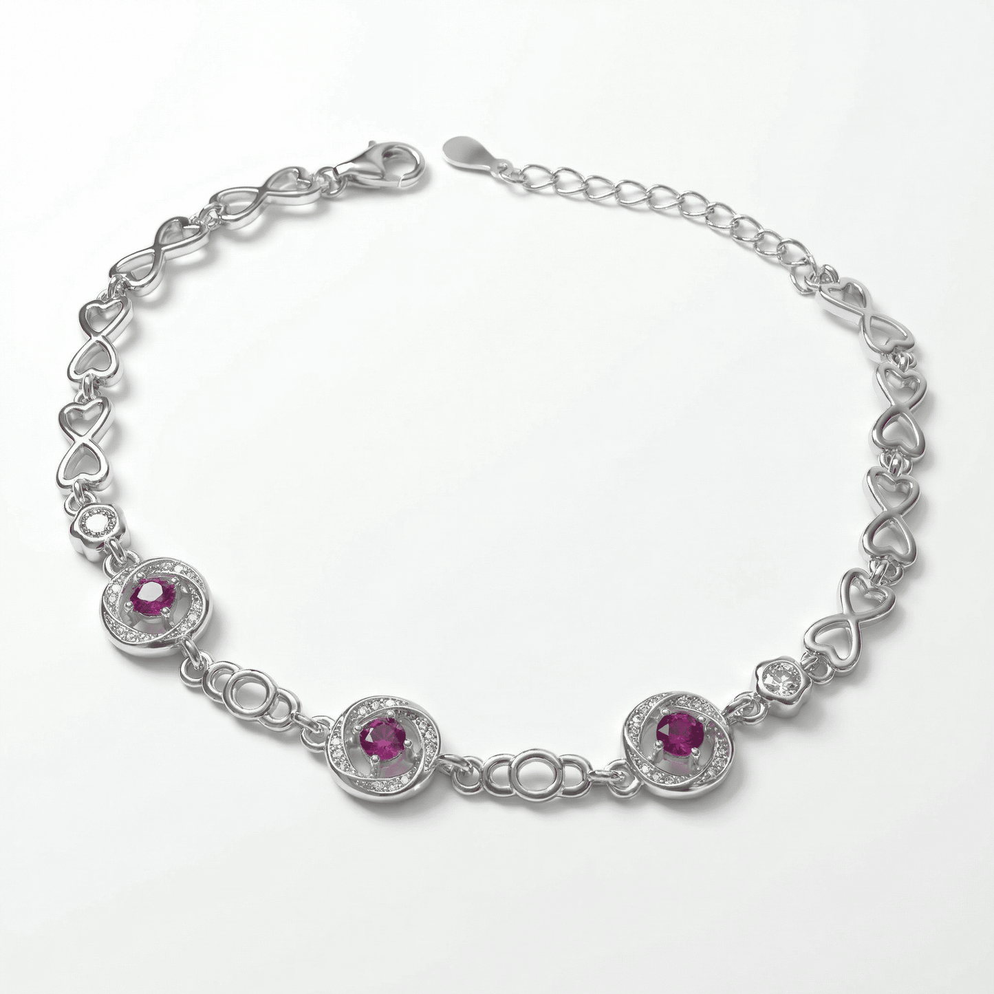925 Sterling Silver Bracelet For women (6.5 gm)