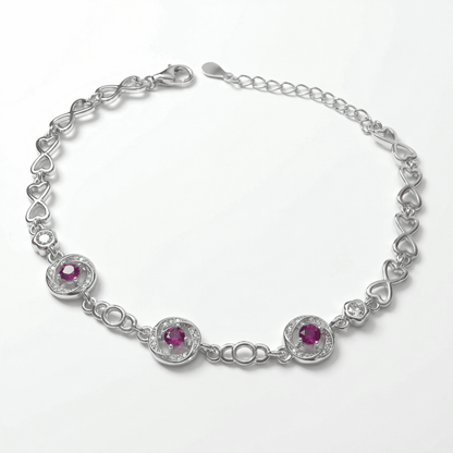 925 Sterling Silver Bracelet For women (6.5 gm)