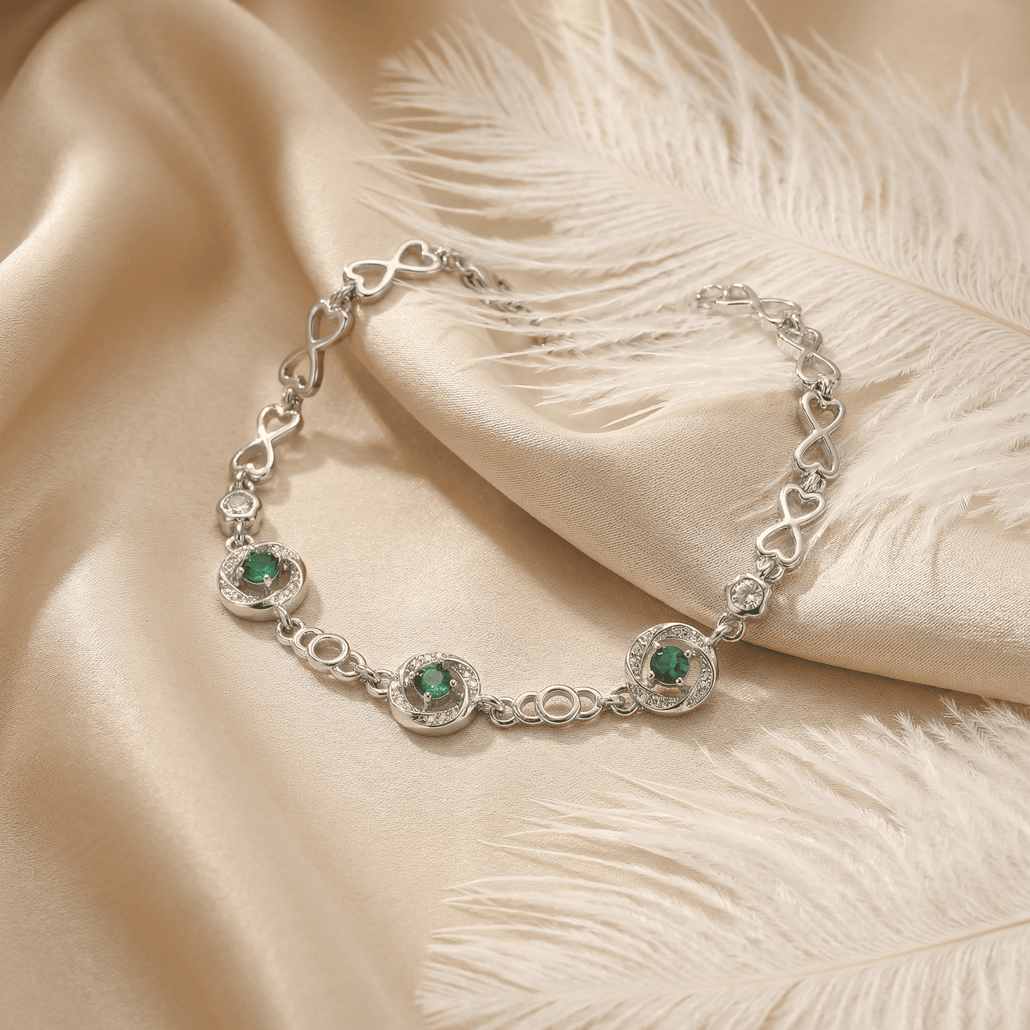 925 Sterling Silver Bracelet For women (6.5 gm)