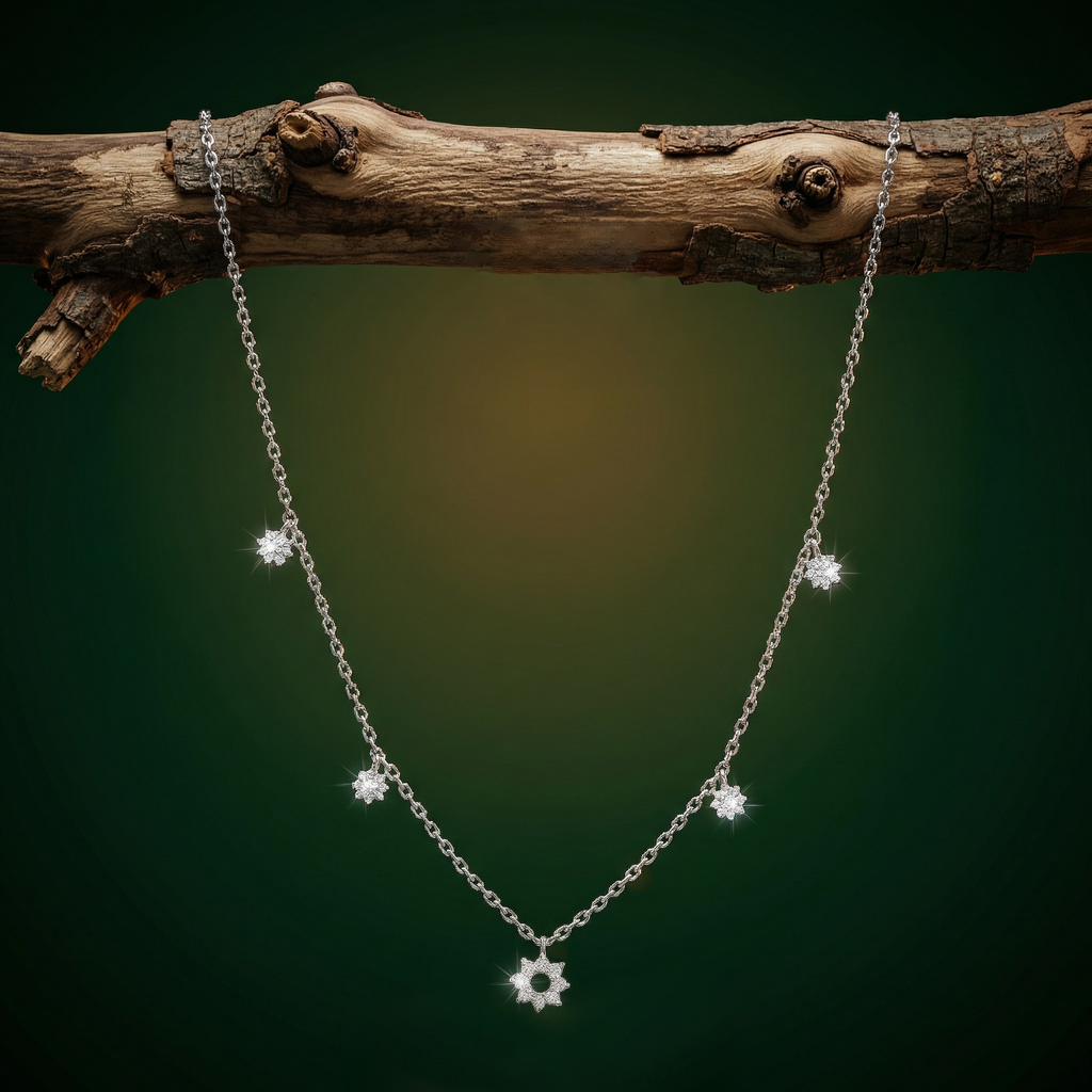 925 Sterling Silver Neck Chain for women (3.1gm)