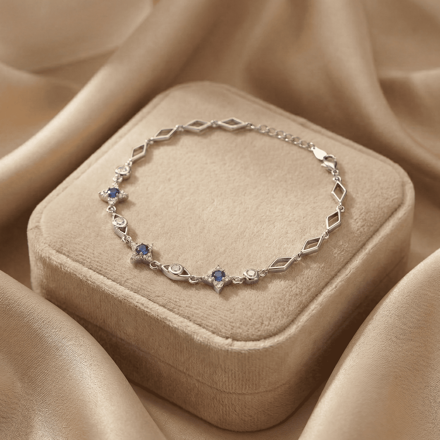 925 Sterling Silver Bracelet For women (6.5 gm)