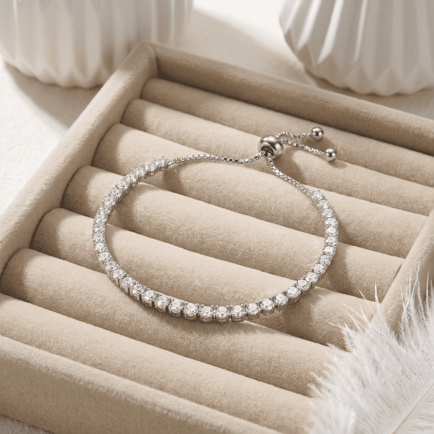 925 Sterling Silver Bracelet For women (13.3 gm)