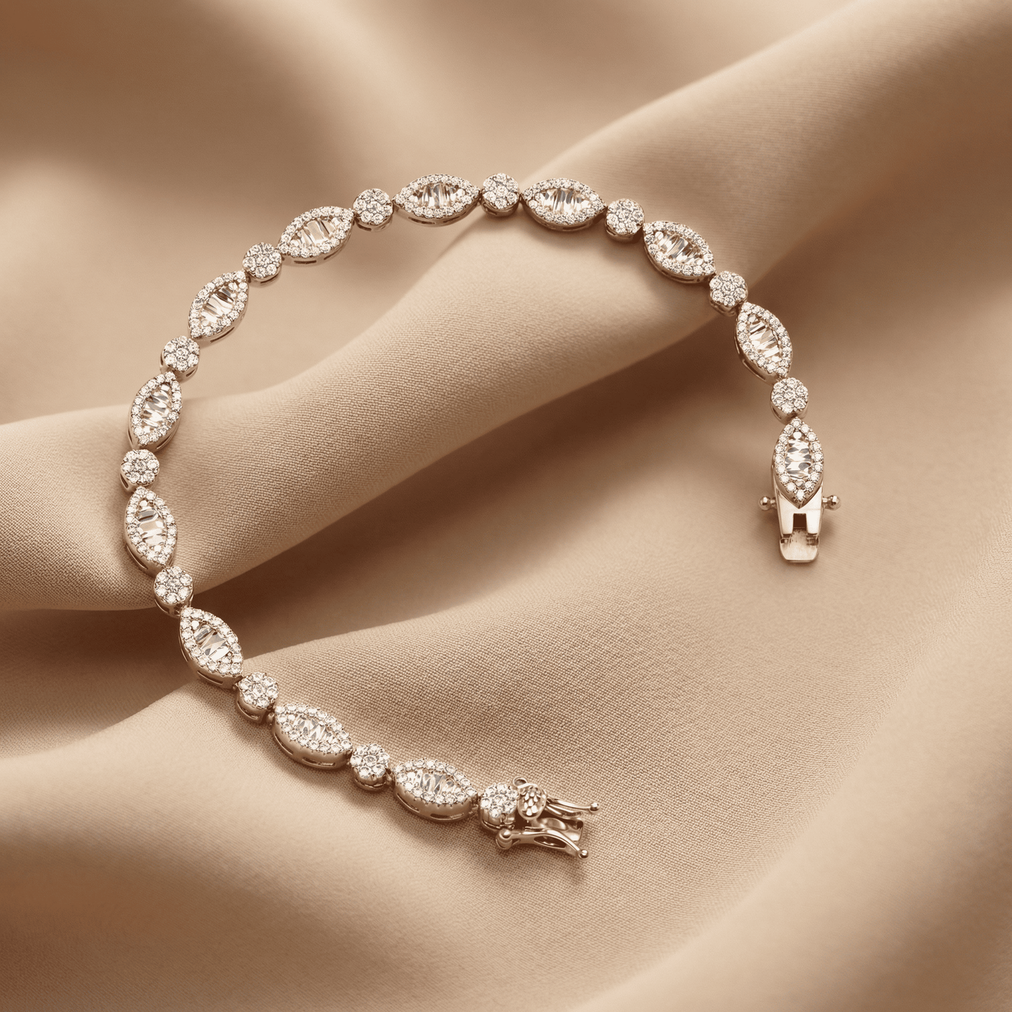 925 Sterling Silver Bracelet For women (9.85 gm)
