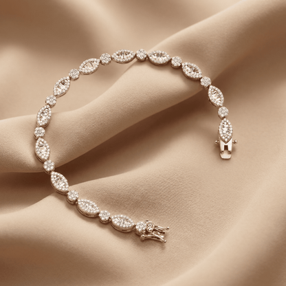 925 Sterling Silver Bracelet For women (9.85 gm)