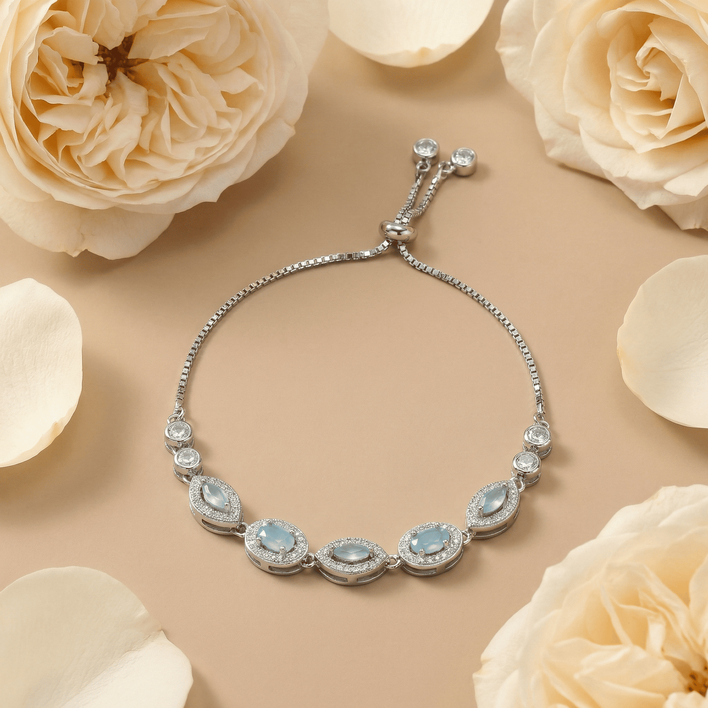 925 Sterling Silver Bracelet For women (9 gm)