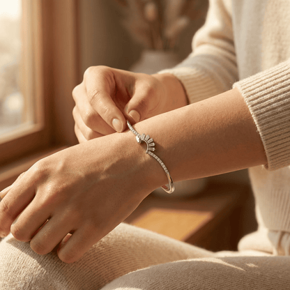 925 Sterling Silver Bracelet For women (10.7 gm)