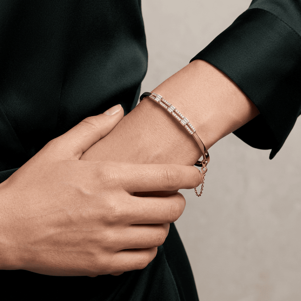 925 Sterling Silver Bracelet For women (11 gm)
