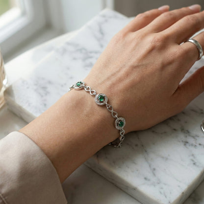 925 Sterling Silver Bracelet For women (6.5 gm)