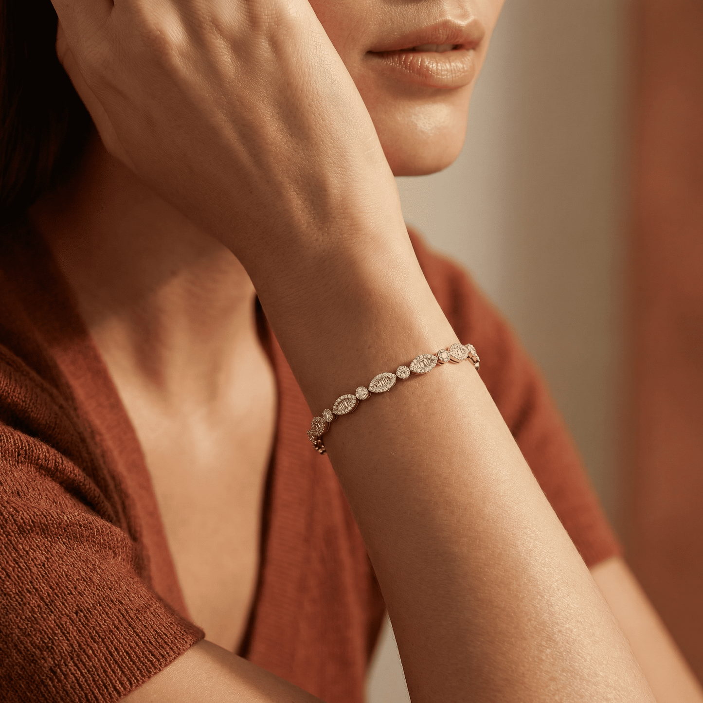 925 Sterling Silver Bracelet For women (9.85 gm)